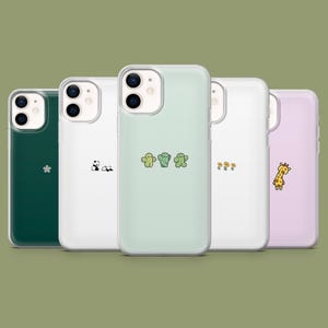 Custodia per telefono minimalista e carina, semplice ed estetica per iPhone 16 Pro, 15, 14, 13, 12, Samsung S25, S24, S23, S22, A16, A35, A55, Pixel 9A, 8