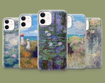Monet Art Phone Case Famous Claude Cover for 17, 17Pro, 16, 15, 14, 13, 12, Samsung S26, S25, S24, S23, S22, A57, A17, Pixel 10A, 10Pro, 9A