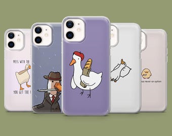 Meme Ente Handyhülle Lustige Gans für 17, 17Pro, 16, 15, 14, 13, 12, Samsung S26, S25, S24, S23, S22, A57, A17, Pixel 10A, 10Pro, 9A