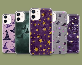Witchy Phone Case Spooky Gothic Cover for 17, 17Pro, 16, 15, 14, 13, 12, Samsung S26, S25, S24, S23, S22, A57, A17, Pixel 10A, 10Pro, 9A