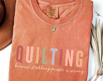 Quilting Shirt, Funny Goose Sewing Tee, Quilter Gift Shirt, Cute Patchwork Sewing Machine Top, Quilt Maker T Shirt, Unisex Shirt