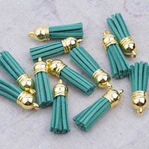 faux leather tassels tassels for keychains suede tassels 1.5/'/' tassel 50 mini tassels tassles Grape tassel tassels wholesale tassels