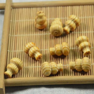 20 pcs wood Calabash Gourd, Calabash charms, wood gourd beads, unfinished wood pendant