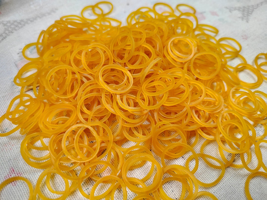 2cm Diameter Mini Rubber Bands, Rubber Elastic Bands Hair Ties, Elastic