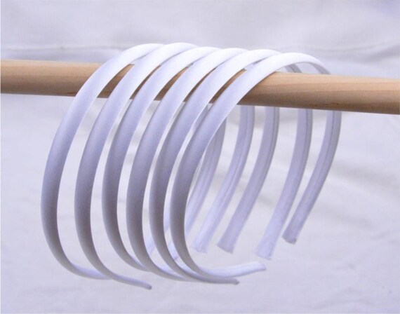 10 Pcs Plastic Headbands, 10mm Satin Headbands, Hair Hoop  display picture 3