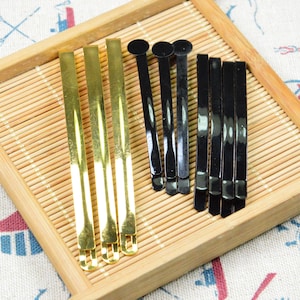 50 Stück Metall Bobby pins, Schmuck Haarnadel Haarspangen