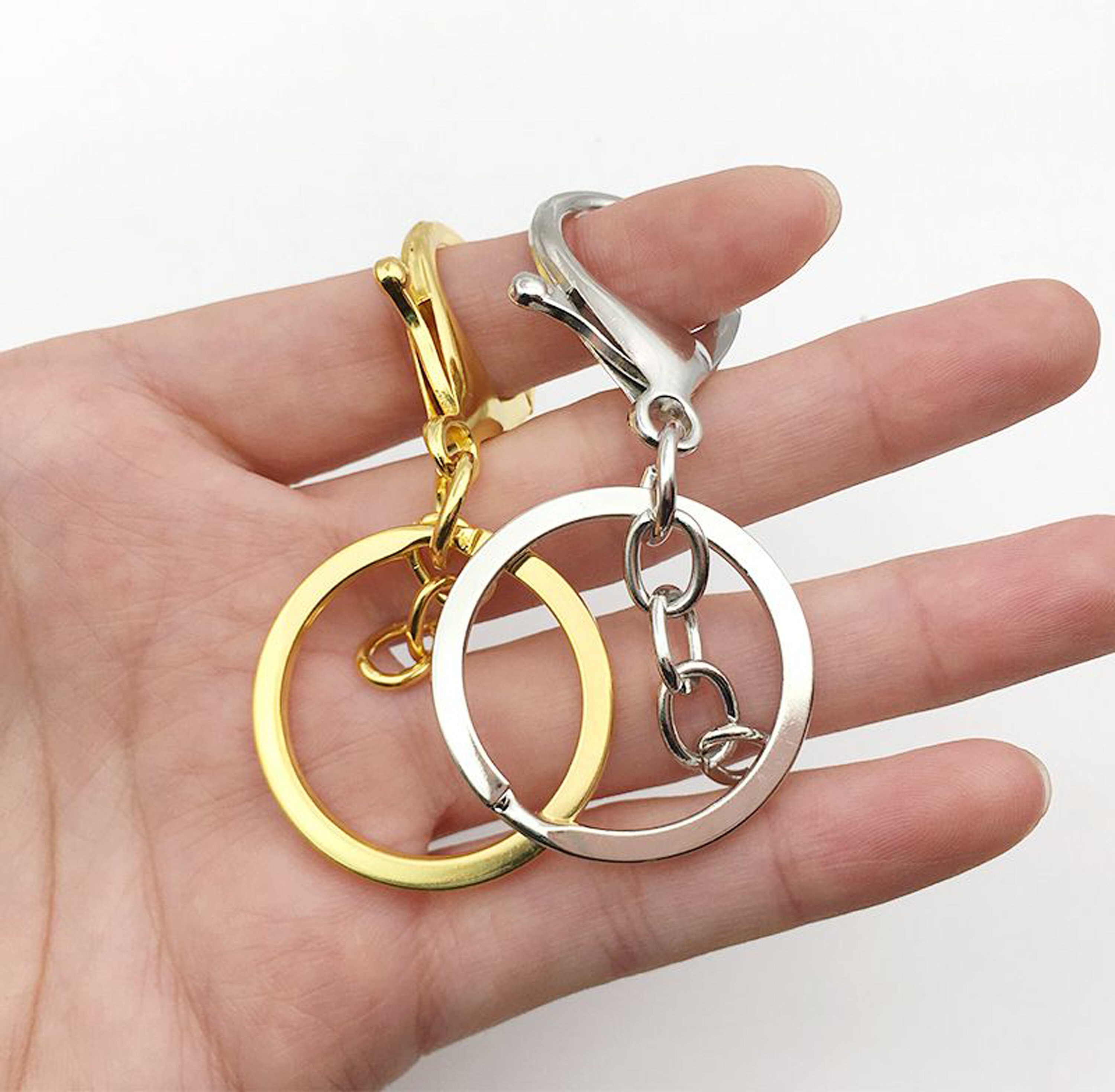 5pcs/10pcs 8 Colors Keychain Ring Connector, Large Lobster