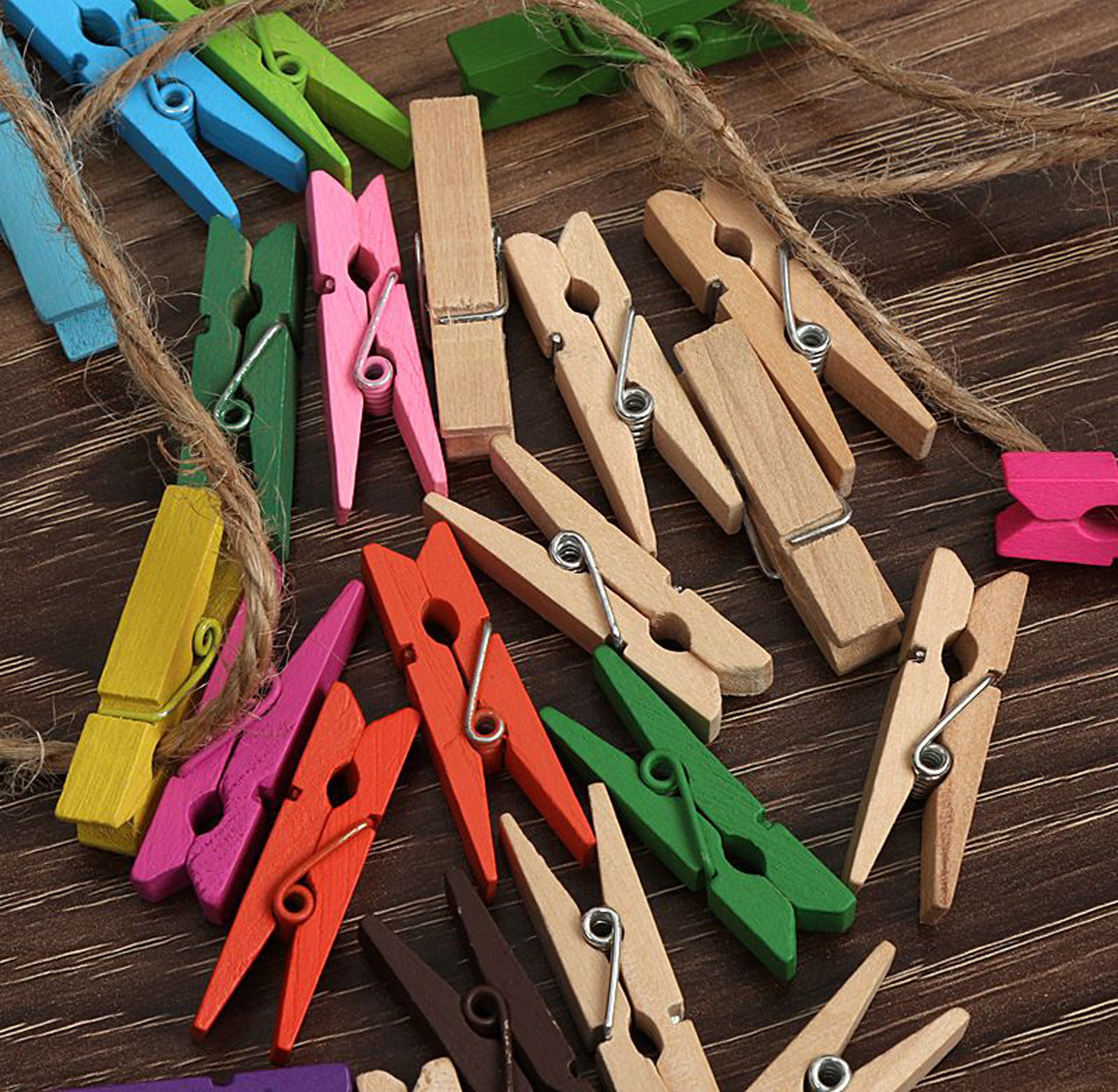 Assorted Clothespins 