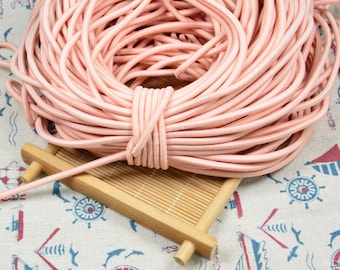 5 yds Moonstone round elastic cord elastic drawstring cord for sewing crafts 4mm