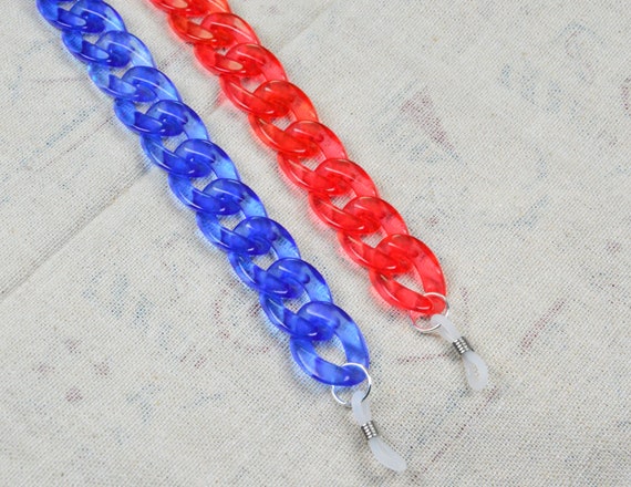 Iridescent Shiny Acrylic Chain Clear Plastic Chain -  in 2023