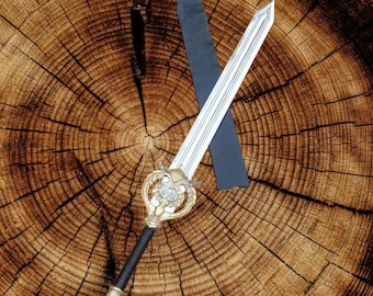 Hand made Skyrim Dawn Breaker replica Sword, Cosplay prop and fantacy sword, Collectible gamer sword with leather sheathe,Best gift for men.