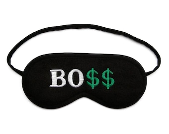 Beste Boss dollars slaapmasker, Geld slapend oogmasker, Office party miljonair cadeau