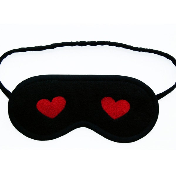 Heart Sleep Mask Etsy