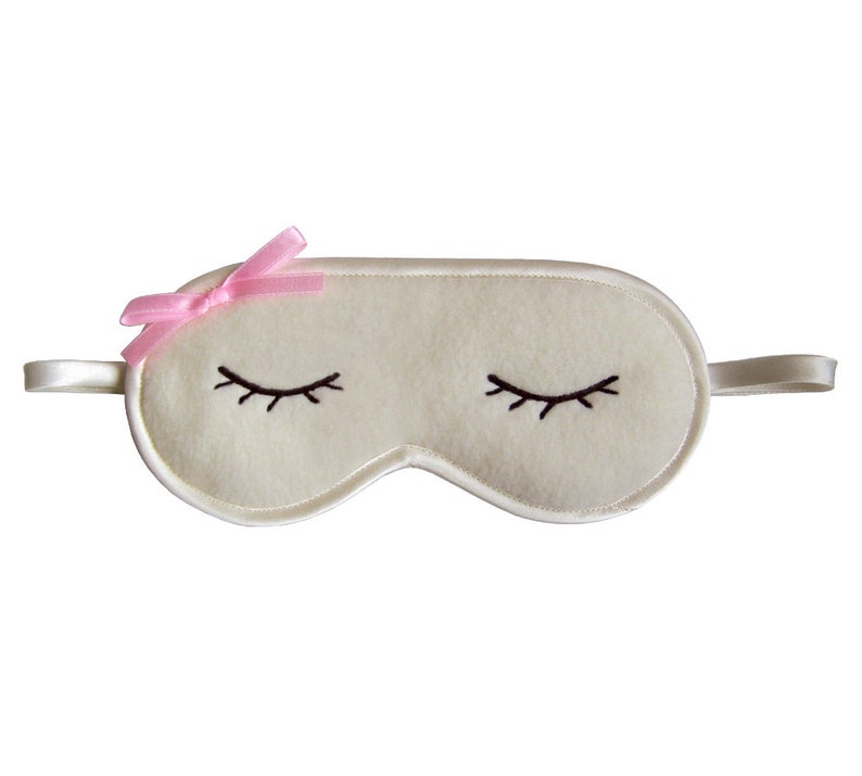 Sheep Sleep Mask, Sleeping lamb eye mask, Cute kawaii animal gift image 2