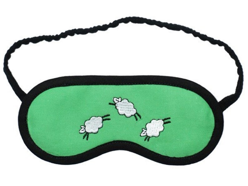 Jumping Sheep Sleep Mask Lamb Eye Mask Animal Sleep Mask Etsy