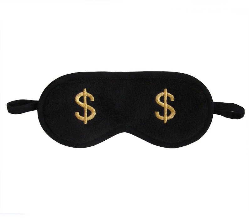 Dollar Sleeping Eye Mask Money Eye Mask Materialist Sleep Etsy