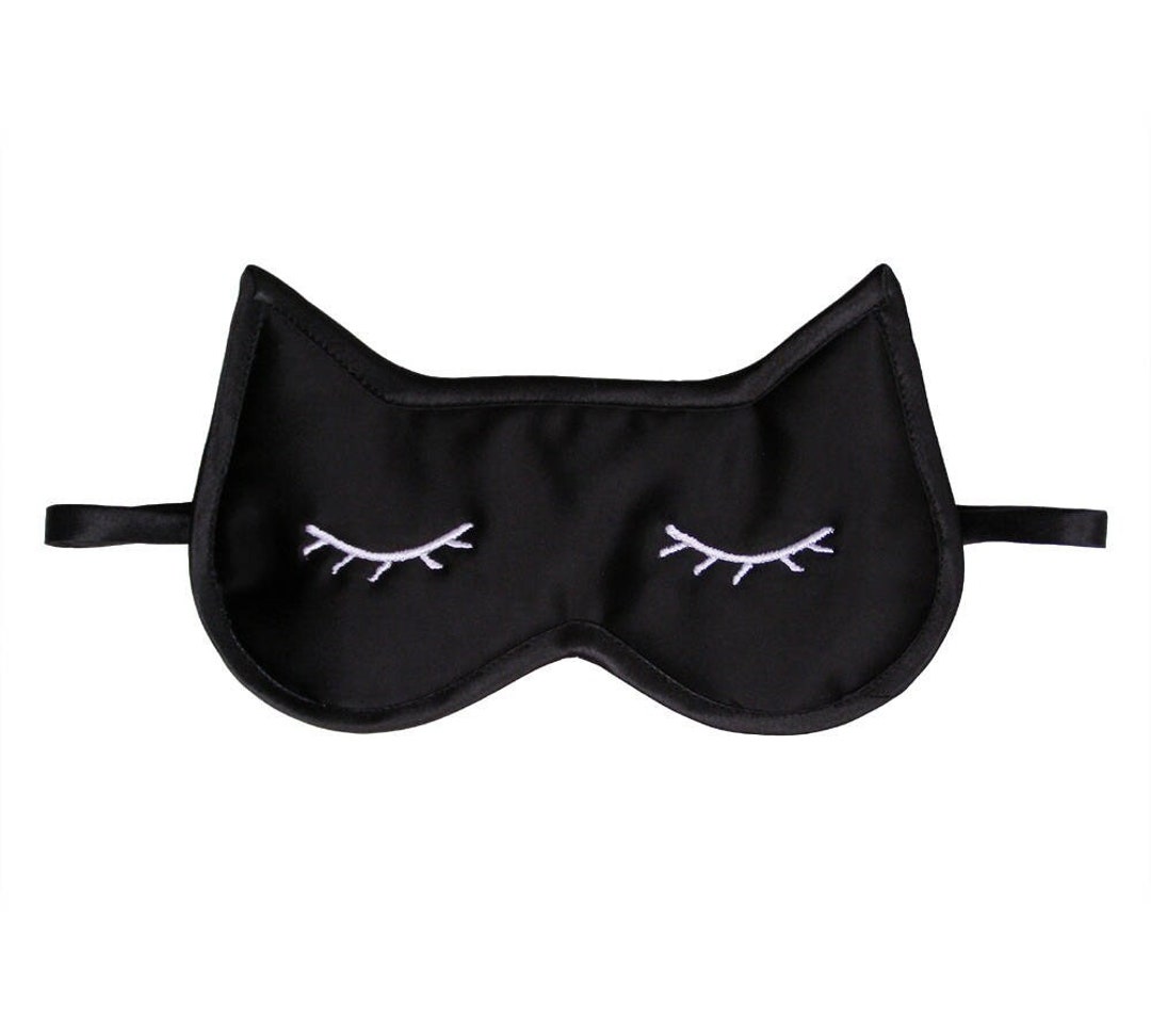 Cat Sleep Mask Sleepy Kitty Face Mask Sleeping Eye Mask Cat Etsy
