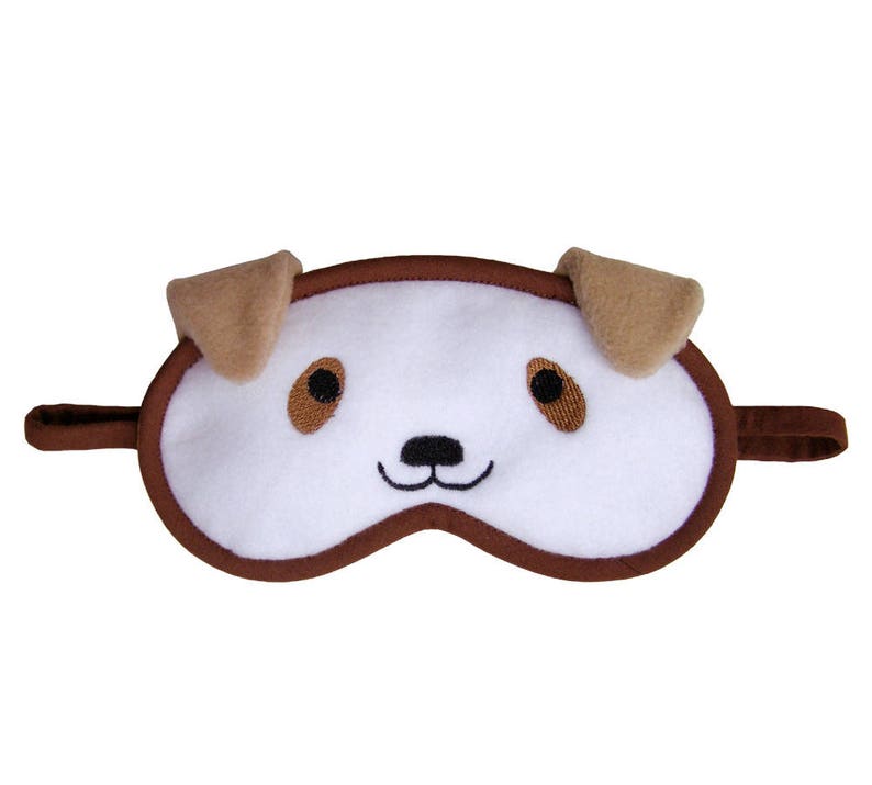 Dog Sleep Mask Animal Eye Mask Kawaii Puppy Sleeping Etsy