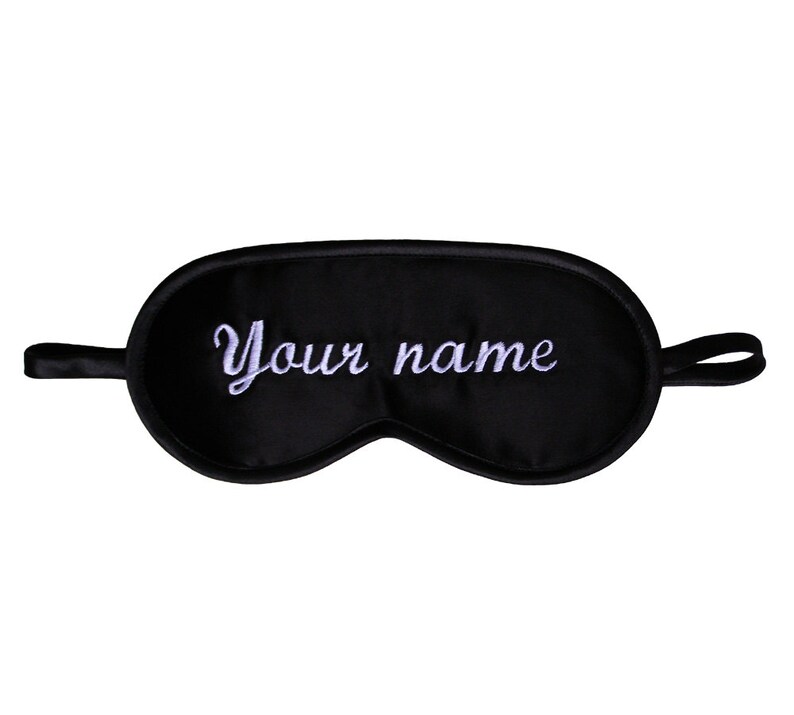 Your Name or Text Sleep Mask Customized Sleeping Eye Mask Etsy