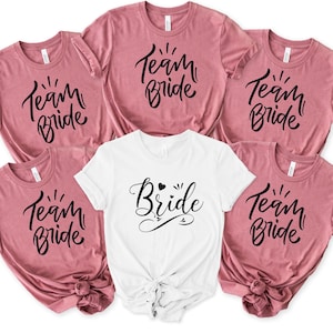 bride shirts, bride team gift, bride team shirts, bachelorette shirt, wedding party shirt, bride tribe gift, team bride tees, team bride top