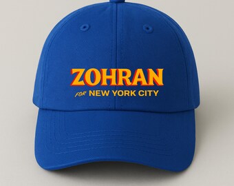 Cappello con stampa DTF, Zohran per Nyc Hat, Zohran Mamdani Trucker, Nyc Election, Support Zohran Democrats Hat, Mamdani per Nyc Hat, Mayor Zohran Hat