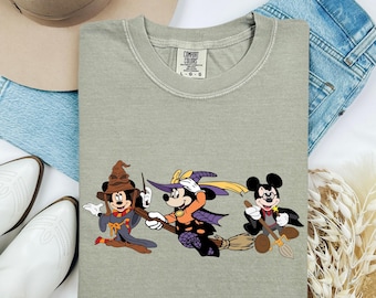 Disney Comfort Colors Mickey Mouse Magic Wizard Shirt, Vintages Mickey Mouse Wizard Tee, Walt Disney Wizard Tee, Mickey Mouse Disney Tee