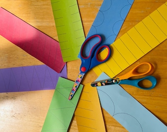 Scissor Skills | Cutting Practice | Preschool Worksheets | Preschool Printables | Scissor Skills Printable | Scissor Practice | Homeschool