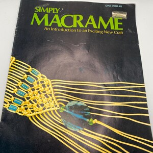 Vintage Macrame Book