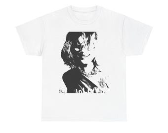 Nettspend Graphic Tee | Underground Rapper | Underground Rap Shirt | Gift For Music Fans | Black White Stencil Photo Print
