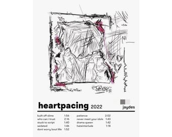 Jaydes Heartpacing アルバムポスター サテンポスター | 210gsm