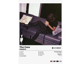 Ohsxnta ザ・キュアー アルバム サテンポスター | 音楽アルバムアートポスター | 210gsm