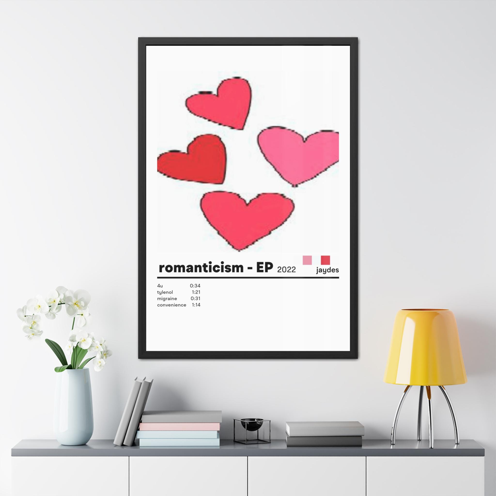 レゲエ絵画 ( Peaceful loves ) Jaydes Romanticisim Framed Poster, Music Album Art Print