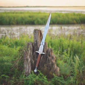 Custom hand forged Knight templer sword, best cosplay medieval sword. Unique style Gift Sword