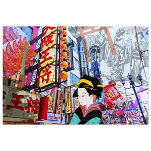 Osaka é uma das maiores e mais vibrantes cidades do Japão, localizada na região de Kansai - Quebra-cabeça Japão - 6 formatos de peças diferentes