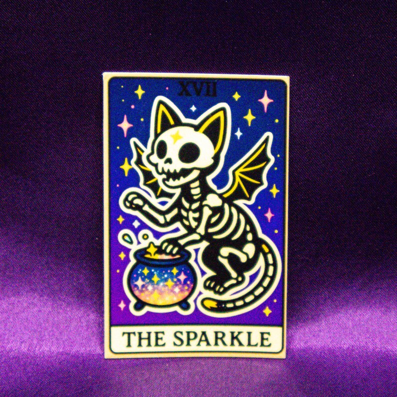 Oracle Magic Sticker Tarot of the Tacky Mini Oracle Sticker Pack | 22 Semi-gloss or ...
