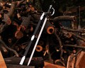 Hand Forged Carbon Steel Officer Saber Sword Replica + Scabbard | Military Historical Collectible Gift product logo