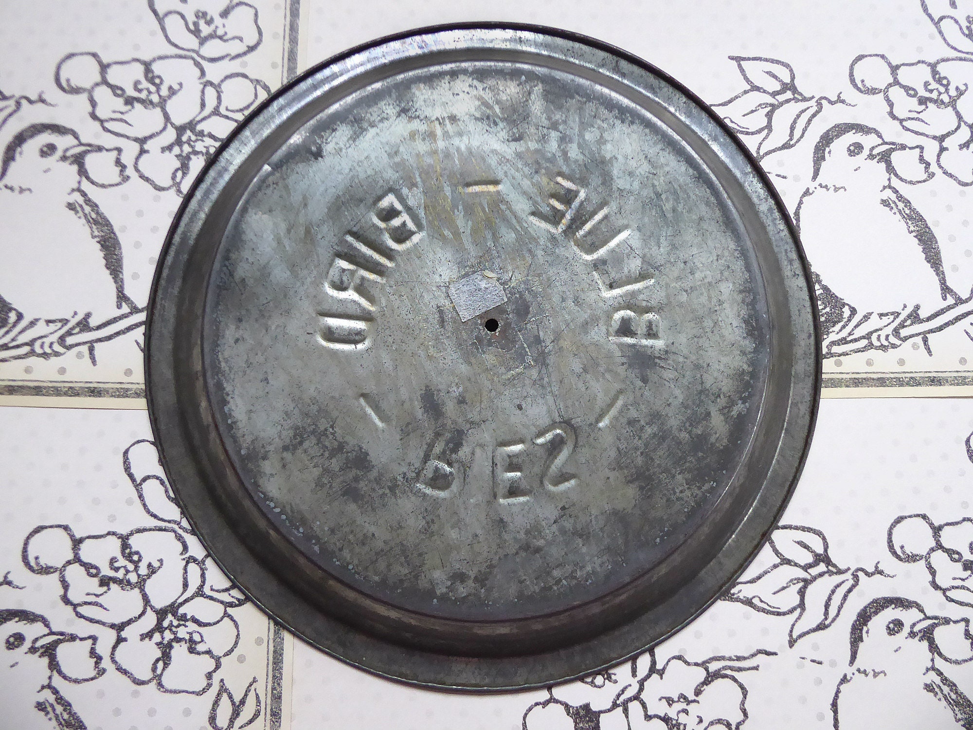 Vintage Blue Bird Pies Tin Dayton Ohio Etsy