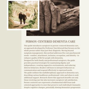 Digital Download: Person-Centered Dementia Care Guide