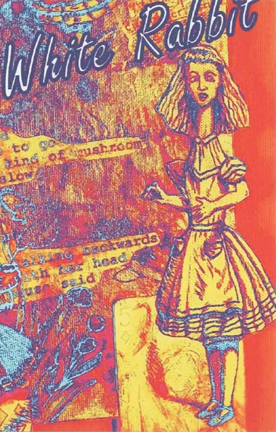 White Rabbit, Alice in Wonderland, Original Art Greeting Card - Etsy