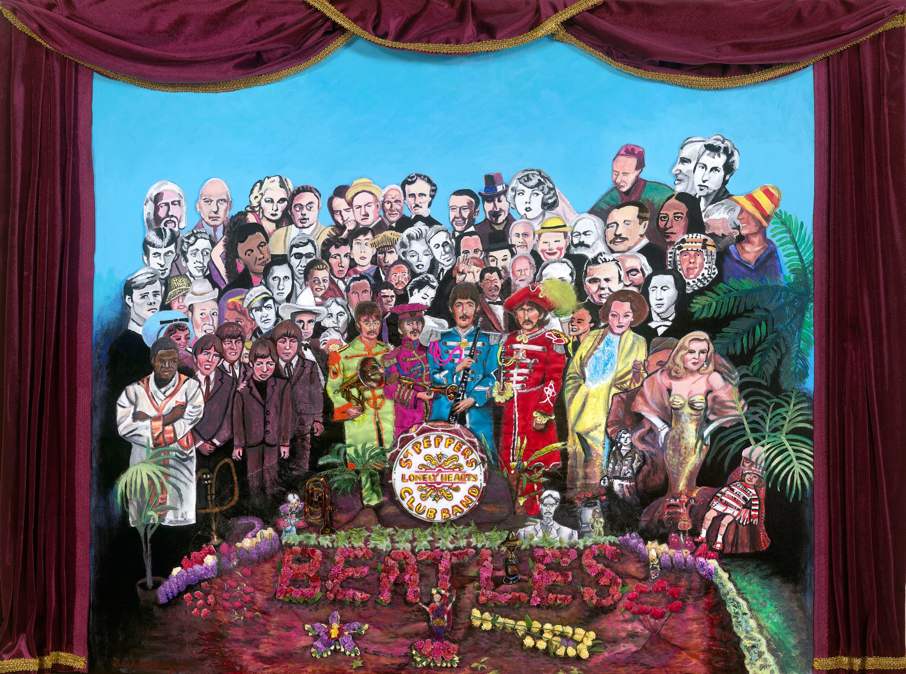 Impression d'art originale Sergeant Pepper Lonely Hearts Club Band, Beatles