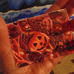 Halloween ACEO, Jack O Lantern image 3