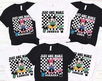 Camiseta "Solo un capítulo más" de Disney, camisetas de Mickey y Minnie, camiseta de bibliotecario de Disney, camiseta de ratón de biblioteca de Disney, camiseta de amante de los libros de Disney