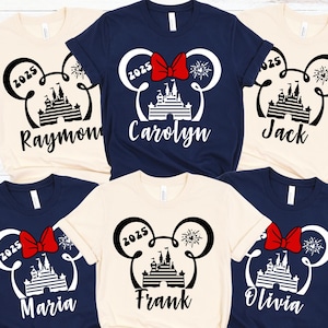 Personalized Disney 2025 Shirt, Disney Vacation Group Shirt, Custom Disney Squad Shirts 2025, Disney Family Matching Shirts, Disney Trip Tee