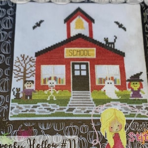 Schoolhouse - Spooky Hollow pattern 11 by The Little Stitch Girl