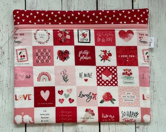 Cross Stitch Project Bag, Valentine