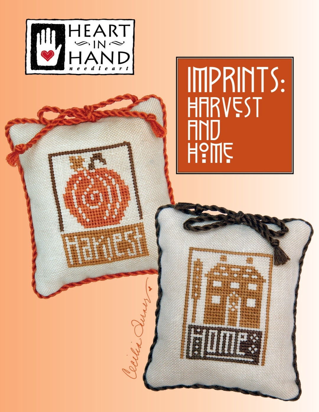 Needlework Expo 2022 Imprints Harvest and Home Heart in Etsy