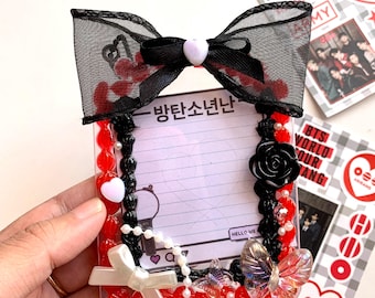 Llavero portatarjetas fotográficas Arirang de BTS / Portatarjetas Kpop Regalo para fans de Army