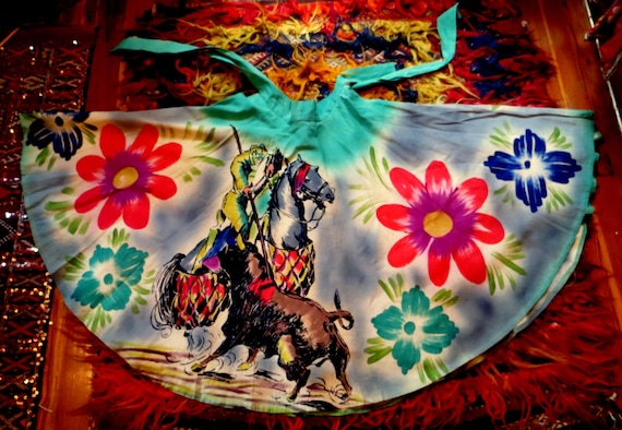 SALE Gorgeous Vintage Hand Painted Bullfighter wit