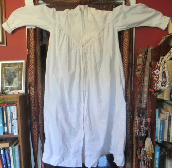 Stunning Antique Victorian/Edwardian White Cotton… - image 2