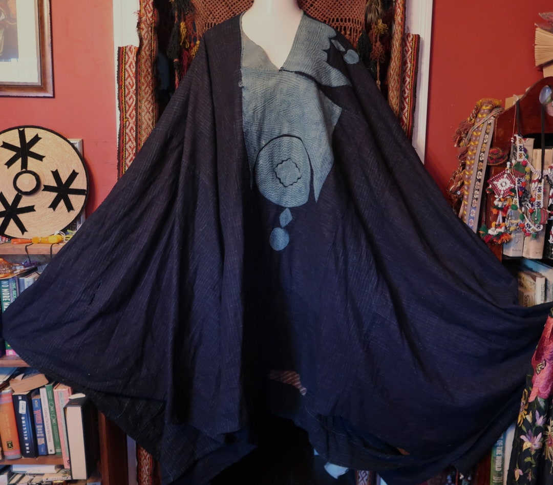Rare Museum Quality Antique West African/nigerian Indigo Yoruba Agbada ...